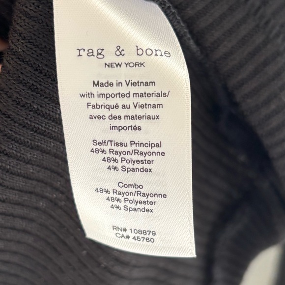 Rag & Bone The Knit Colorblock Polo M - Picture 14 of 15